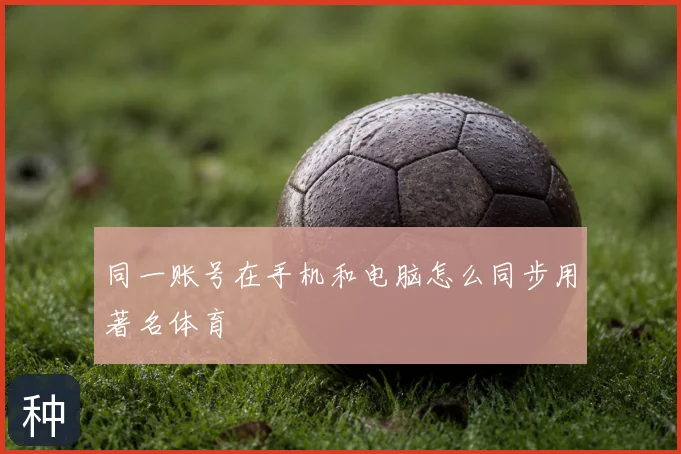 同一账号在手机和电脑怎么同步用著名体育